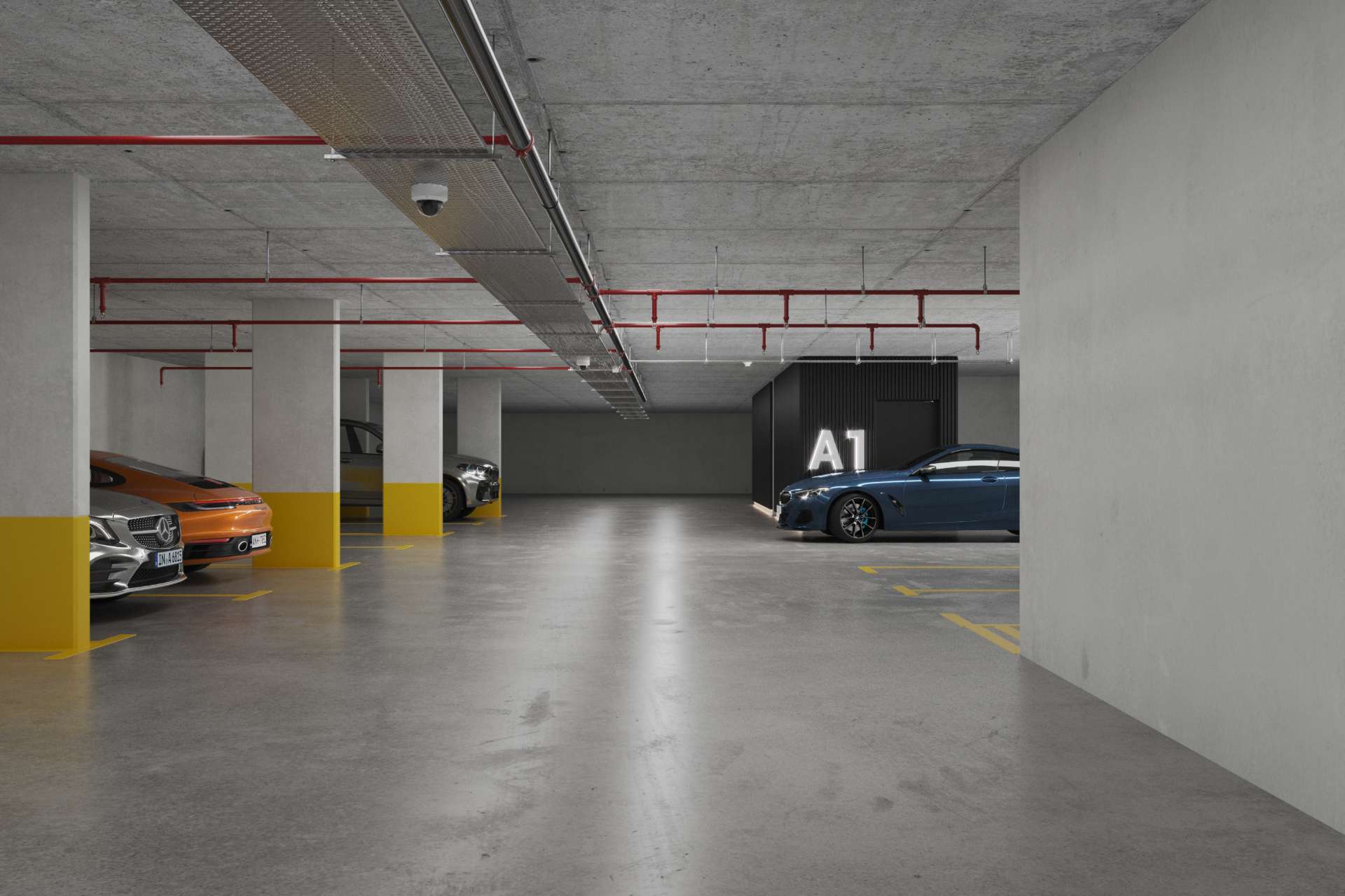 Privatni parking u tri podzemne etaže